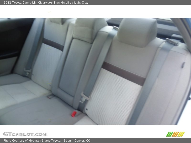Clearwater Blue Metallic / Light Gray 2012 Toyota Camry LE