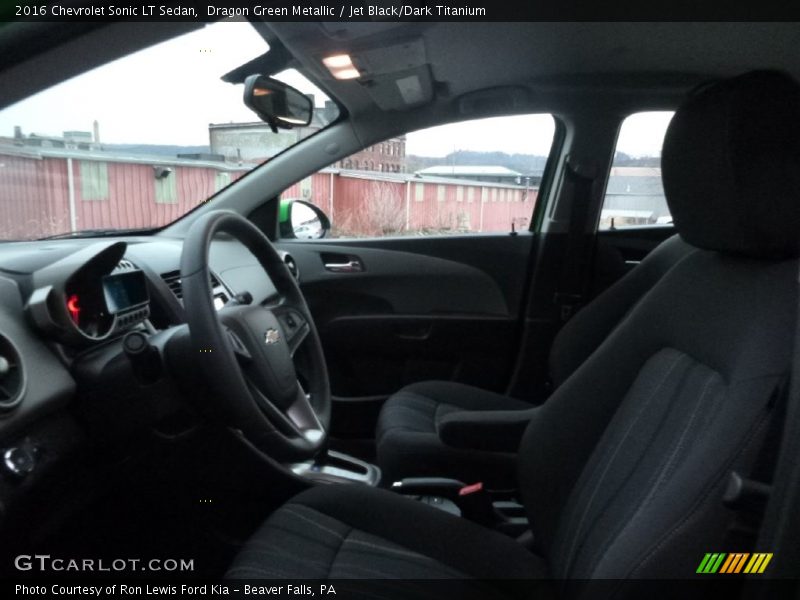 Dragon Green Metallic / Jet Black/Dark Titanium 2016 Chevrolet Sonic LT Sedan