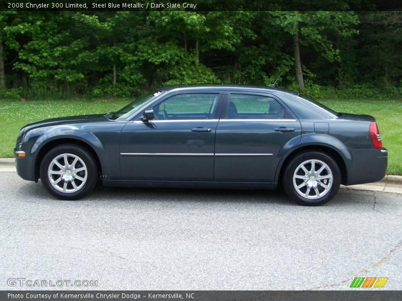 Steel Blue Metallic / Dark Slate Gray 2008 Chrysler 300 Limited