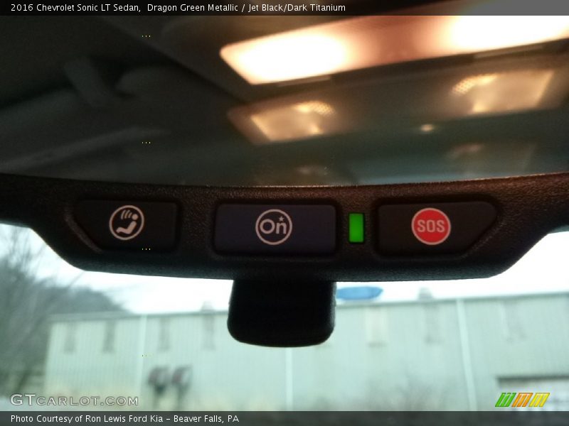 Dragon Green Metallic / Jet Black/Dark Titanium 2016 Chevrolet Sonic LT Sedan