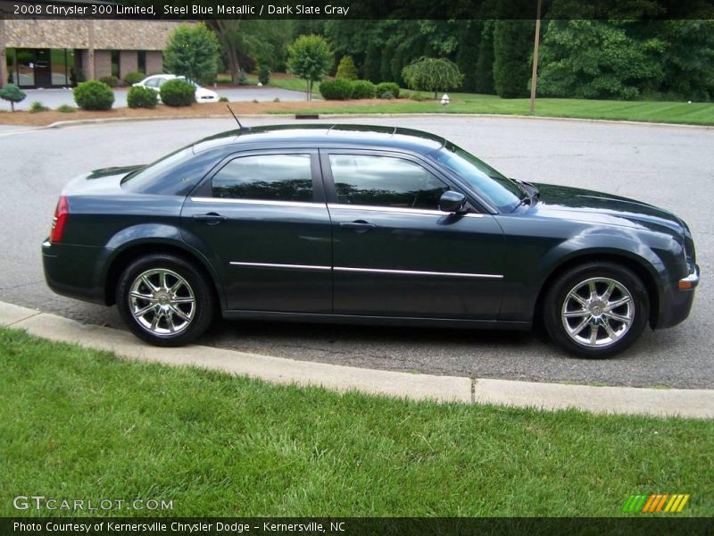 Steel Blue Metallic / Dark Slate Gray 2008 Chrysler 300 Limited