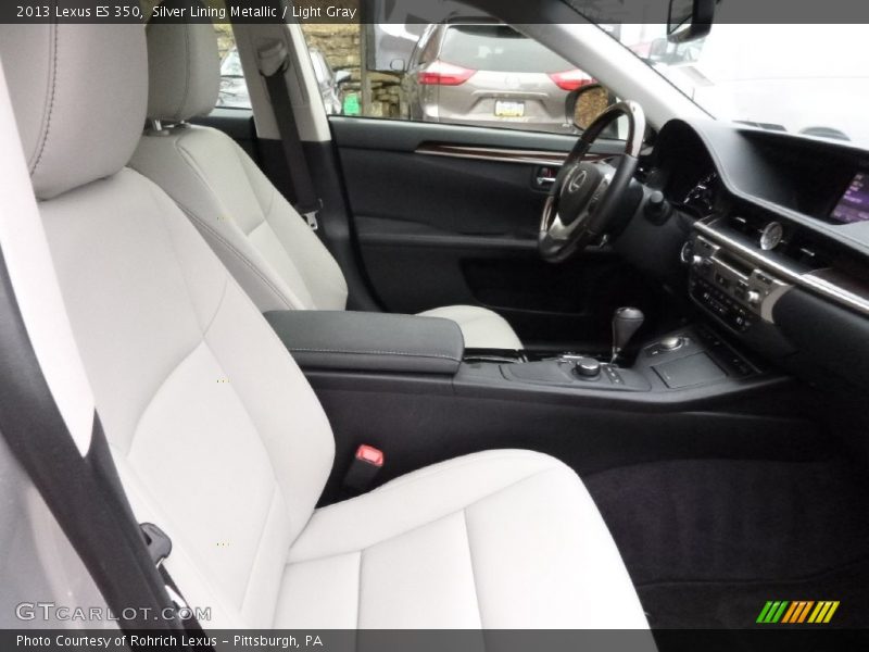 Silver Lining Metallic / Light Gray 2013 Lexus ES 350