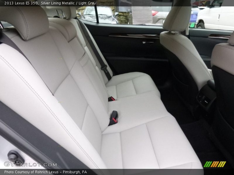 Silver Lining Metallic / Light Gray 2013 Lexus ES 350