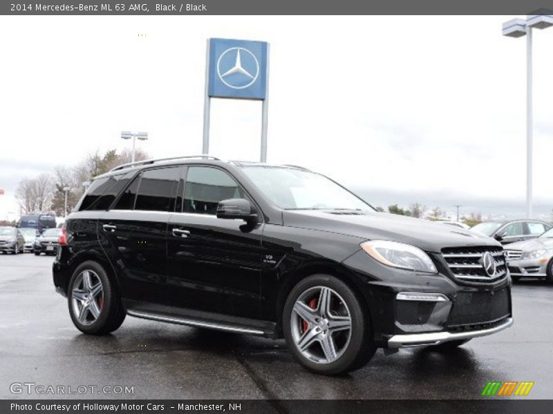 Black / Black 2014 Mercedes-Benz ML 63 AMG