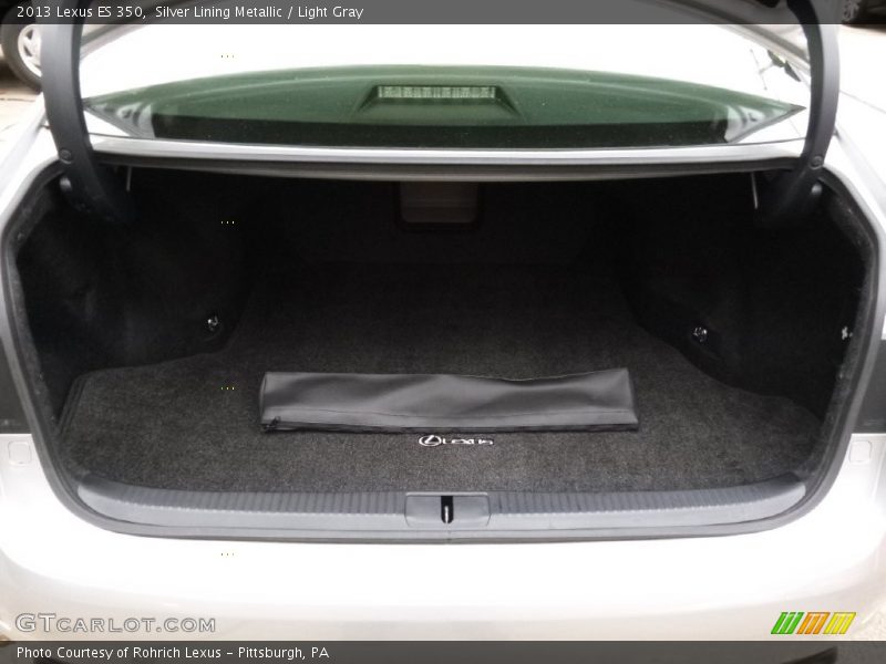 Silver Lining Metallic / Light Gray 2013 Lexus ES 350