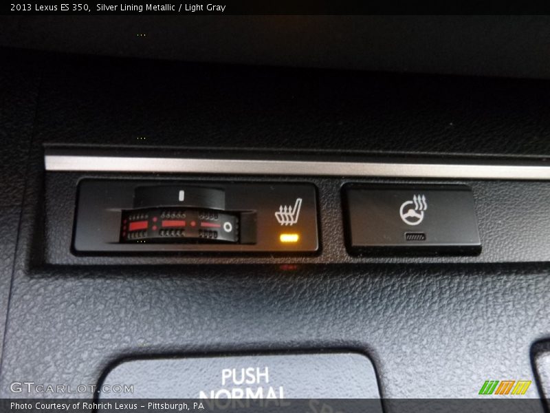 Silver Lining Metallic / Light Gray 2013 Lexus ES 350