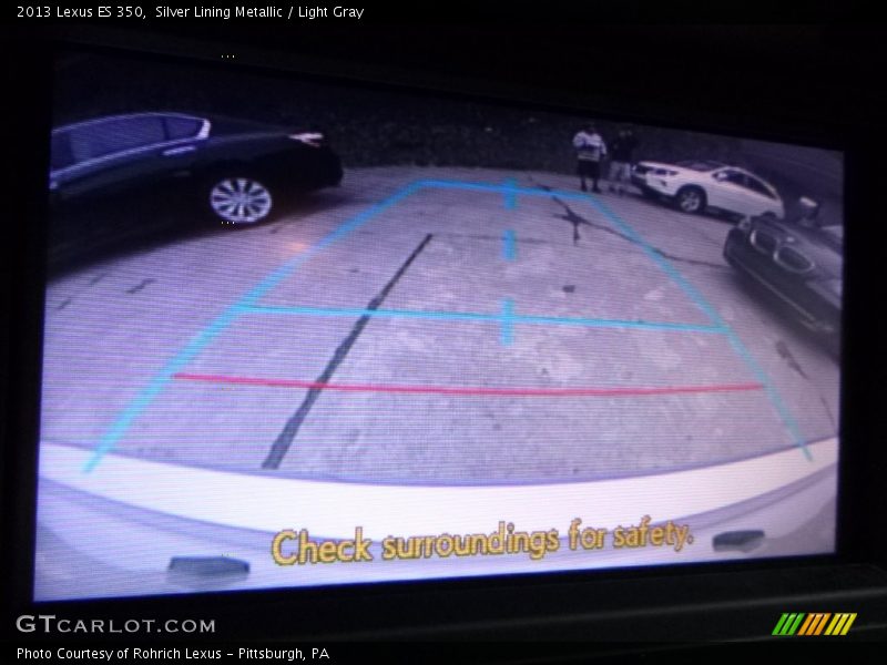 Silver Lining Metallic / Light Gray 2013 Lexus ES 350