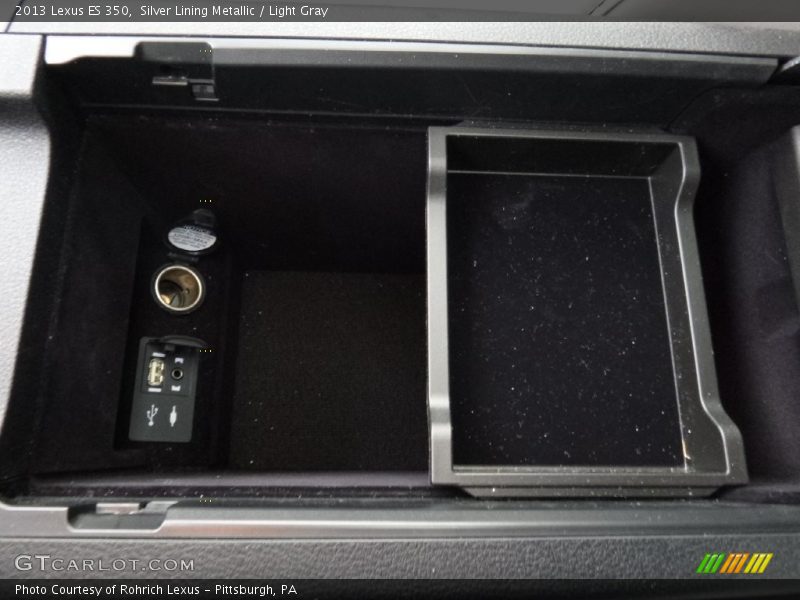 Silver Lining Metallic / Light Gray 2013 Lexus ES 350