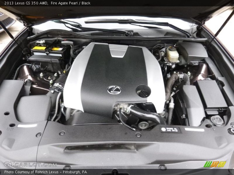 Fire Agate Pearl / Black 2013 Lexus GS 350 AWD