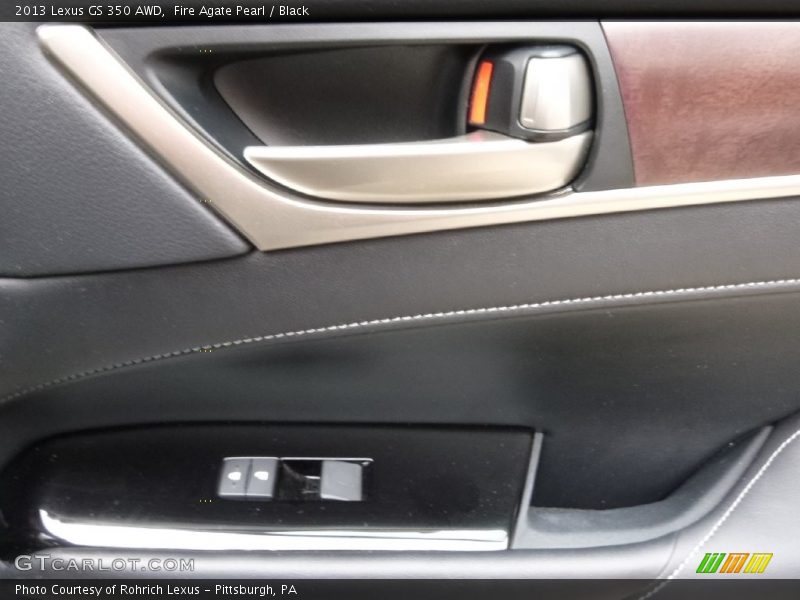 Fire Agate Pearl / Black 2013 Lexus GS 350 AWD