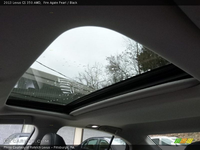 Fire Agate Pearl / Black 2013 Lexus GS 350 AWD