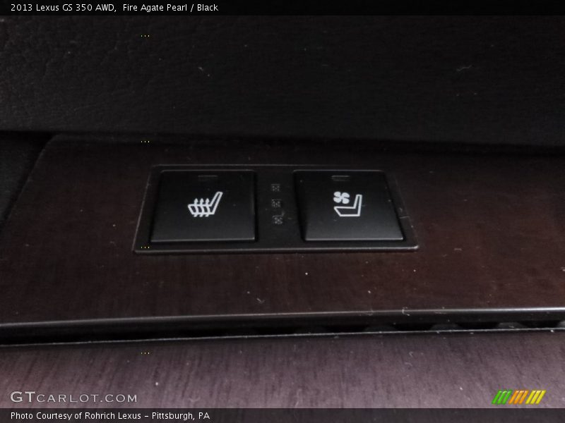 Fire Agate Pearl / Black 2013 Lexus GS 350 AWD