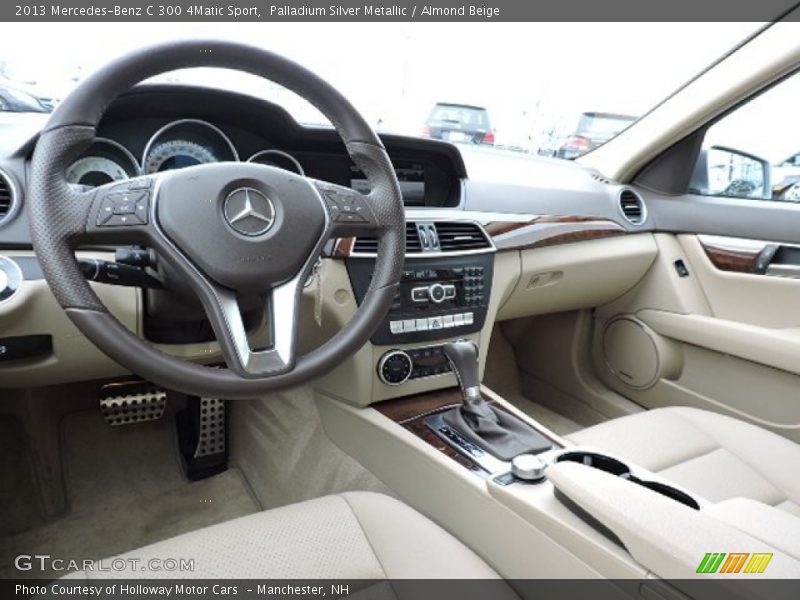 Palladium Silver Metallic / Almond Beige 2013 Mercedes-Benz C 300 4Matic Sport