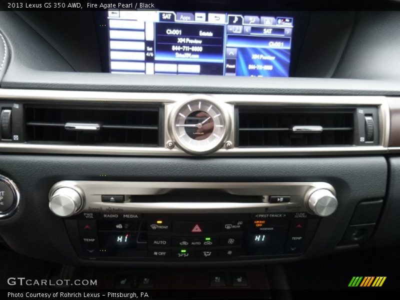 Fire Agate Pearl / Black 2013 Lexus GS 350 AWD