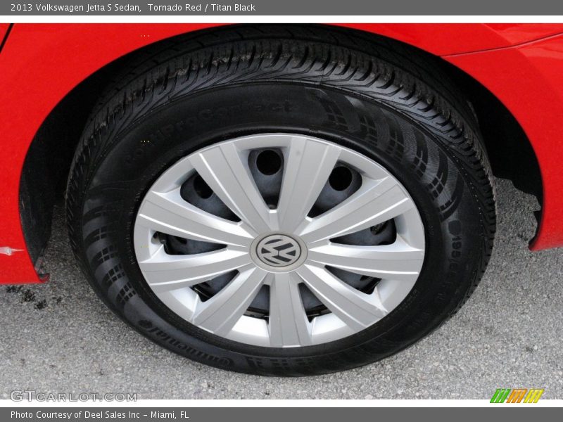 Tornado Red / Titan Black 2013 Volkswagen Jetta S Sedan