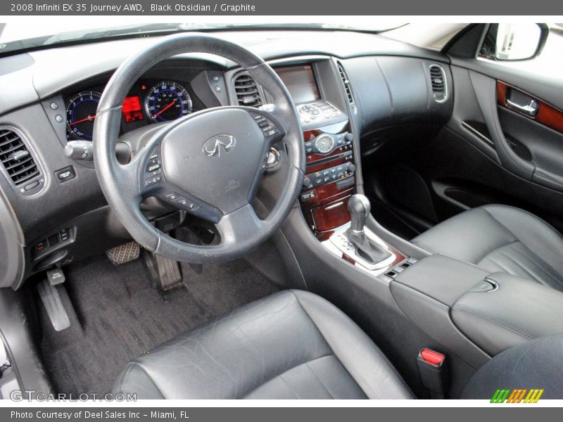  2008 EX 35 Journey AWD Graphite Interior