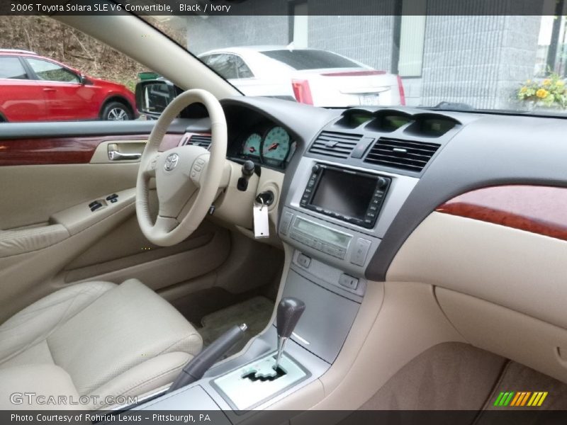 Black / Ivory 2006 Toyota Solara SLE V6 Convertible