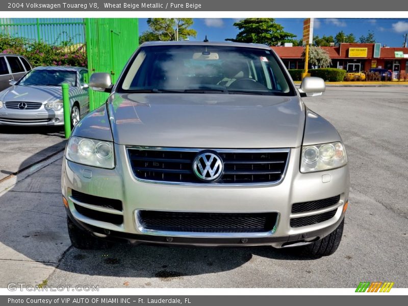 Wheat Beige Metallic / Pure Beige 2004 Volkswagen Touareg V8