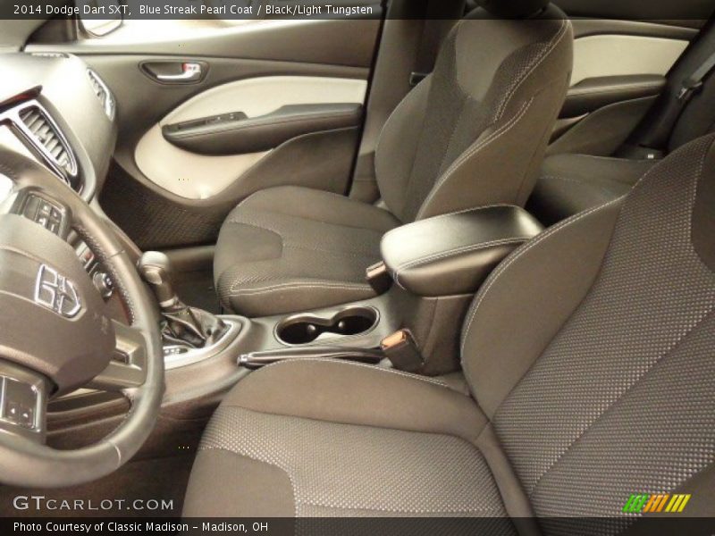 Blue Streak Pearl Coat / Black/Light Tungsten 2014 Dodge Dart SXT