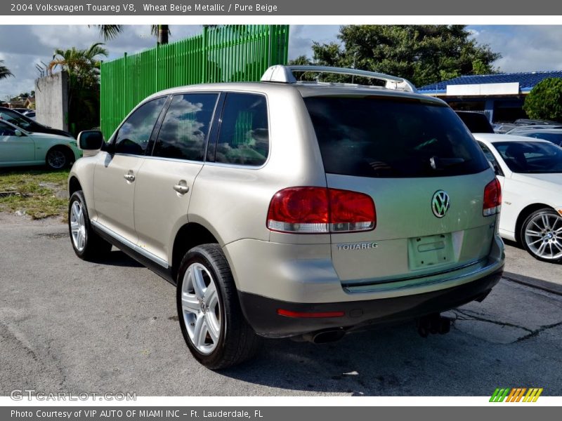 Wheat Beige Metallic / Pure Beige 2004 Volkswagen Touareg V8