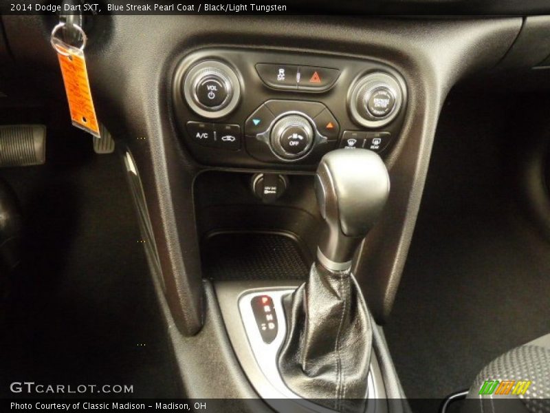 Blue Streak Pearl Coat / Black/Light Tungsten 2014 Dodge Dart SXT