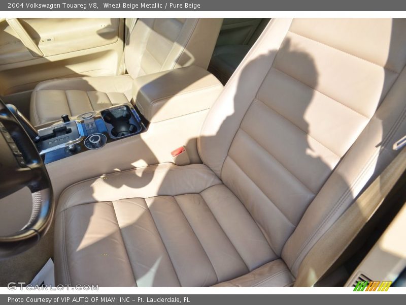 Wheat Beige Metallic / Pure Beige 2004 Volkswagen Touareg V8
