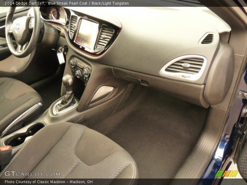 Blue Streak Pearl Coat / Black/Light Tungsten 2014 Dodge Dart SXT