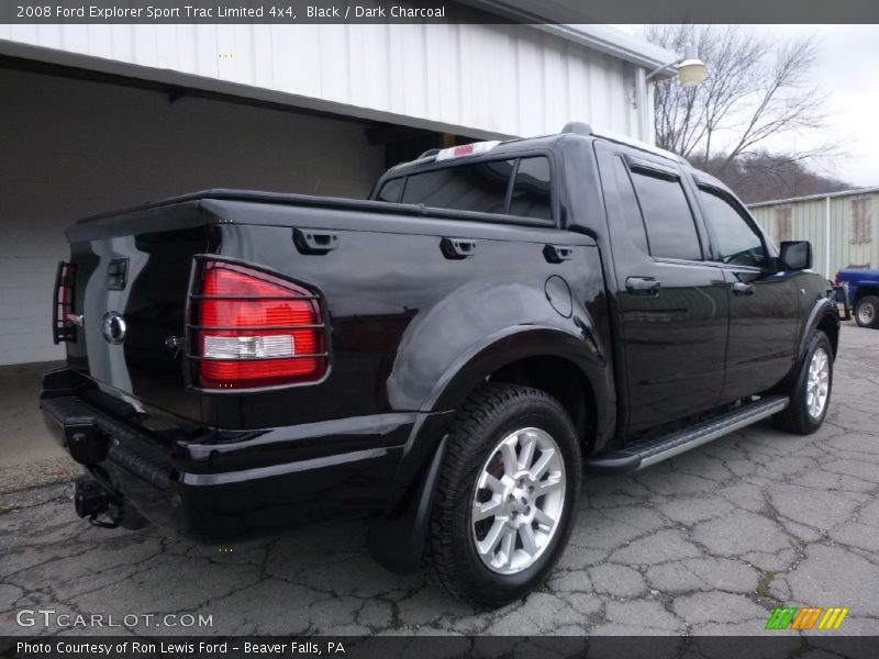 Black / Dark Charcoal 2008 Ford Explorer Sport Trac Limited 4x4