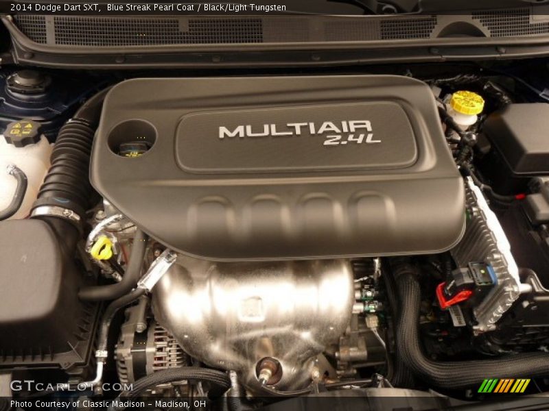 Blue Streak Pearl Coat / Black/Light Tungsten 2014 Dodge Dart SXT
