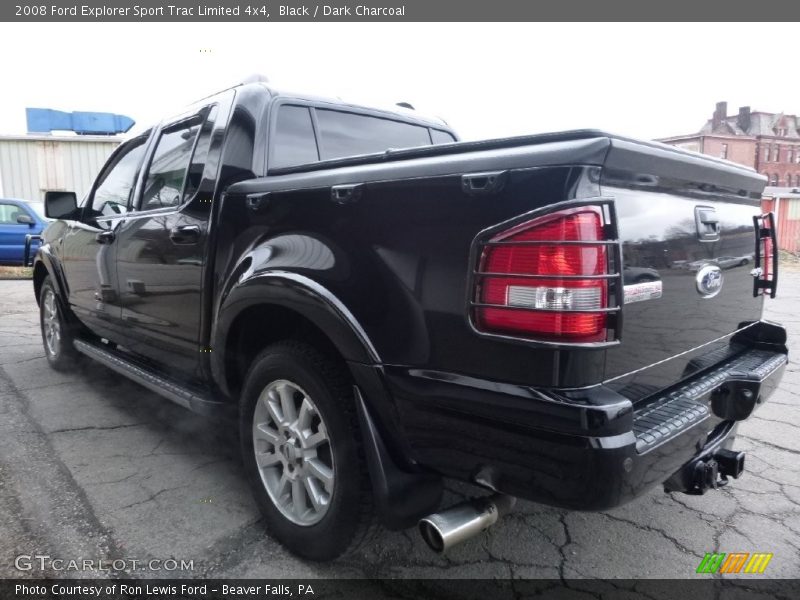 Black / Dark Charcoal 2008 Ford Explorer Sport Trac Limited 4x4