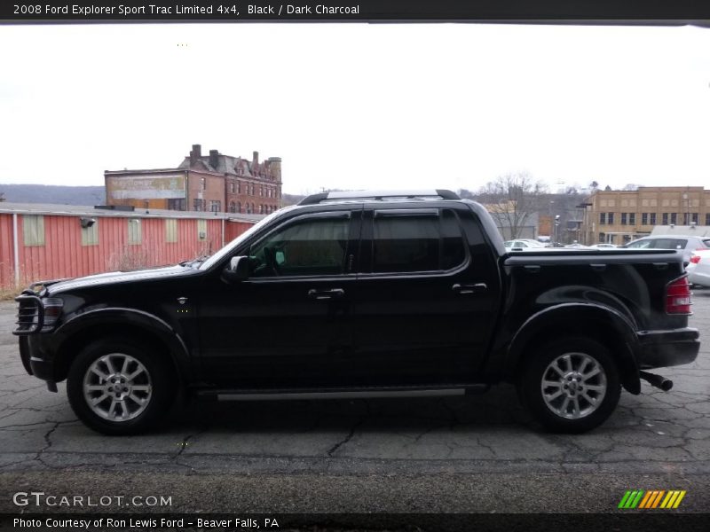 Black / Dark Charcoal 2008 Ford Explorer Sport Trac Limited 4x4
