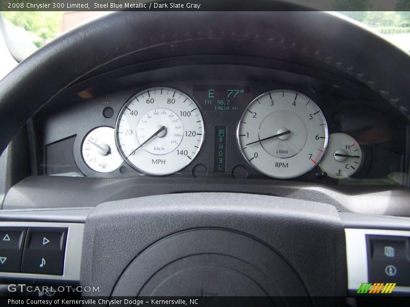 Steel Blue Metallic / Dark Slate Gray 2008 Chrysler 300 Limited