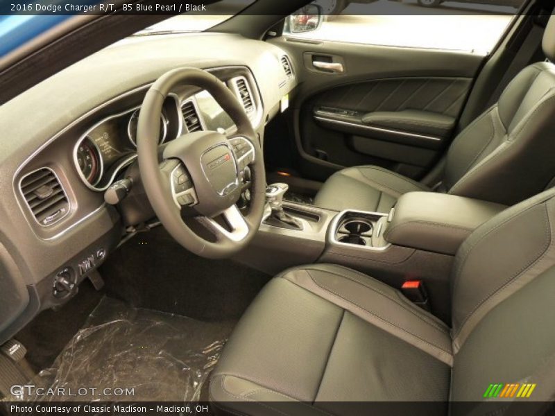 B5 Blue Pearl / Black 2016 Dodge Charger R/T