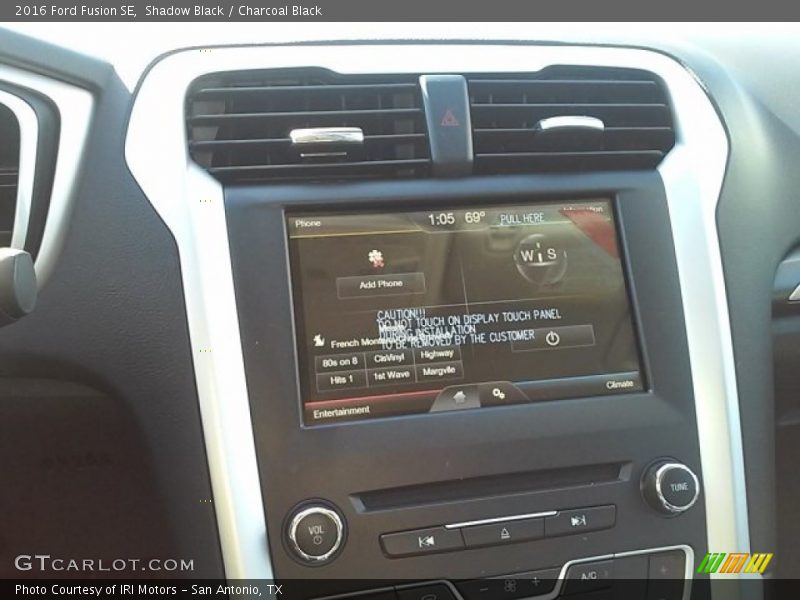 Shadow Black / Charcoal Black 2016 Ford Fusion SE
