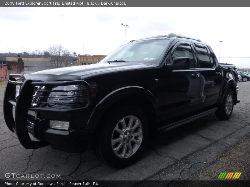 Black / Dark Charcoal 2008 Ford Explorer Sport Trac Limited 4x4