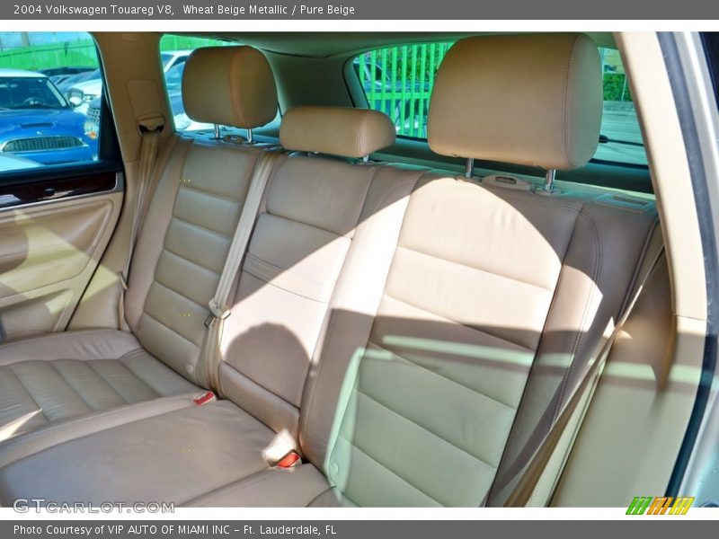 Wheat Beige Metallic / Pure Beige 2004 Volkswagen Touareg V8