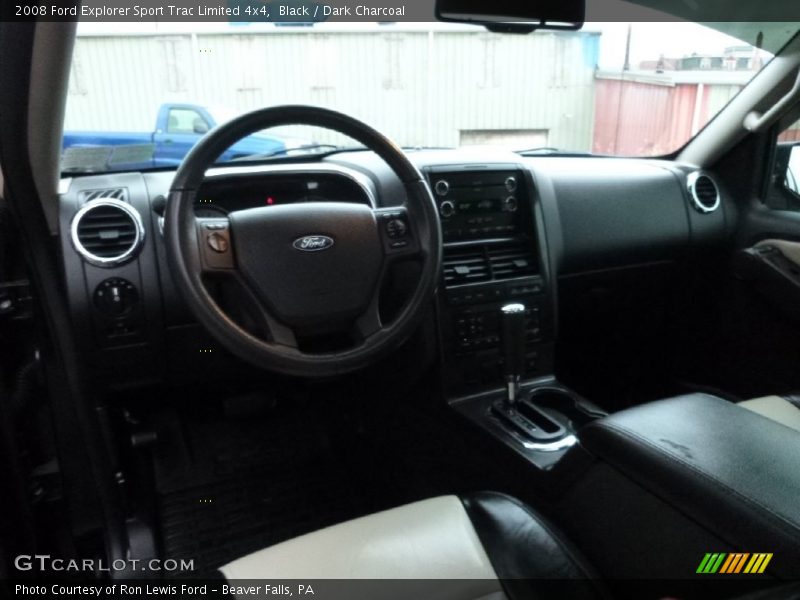 Black / Dark Charcoal 2008 Ford Explorer Sport Trac Limited 4x4