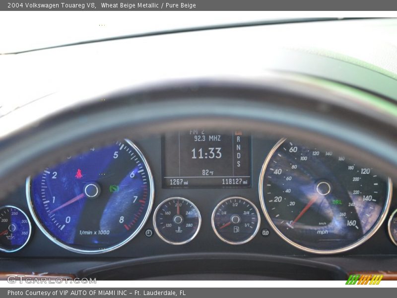 Wheat Beige Metallic / Pure Beige 2004 Volkswagen Touareg V8