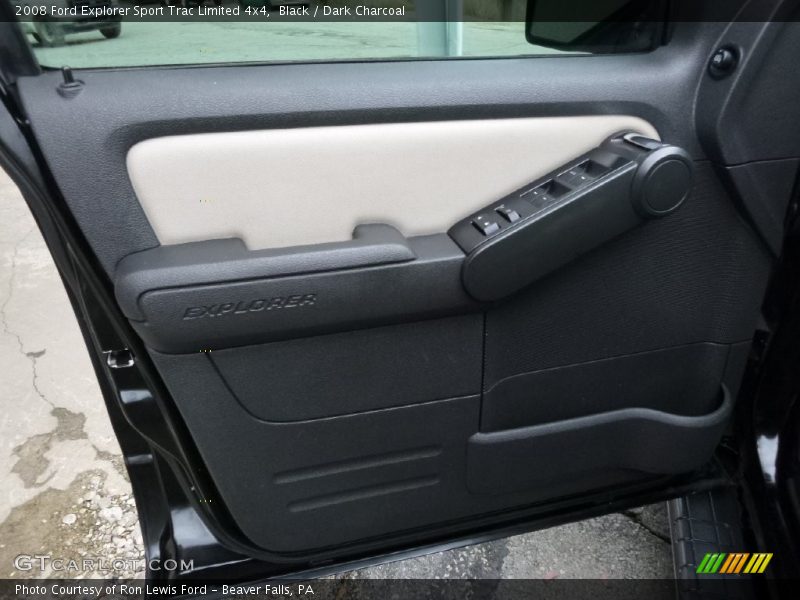 Black / Dark Charcoal 2008 Ford Explorer Sport Trac Limited 4x4