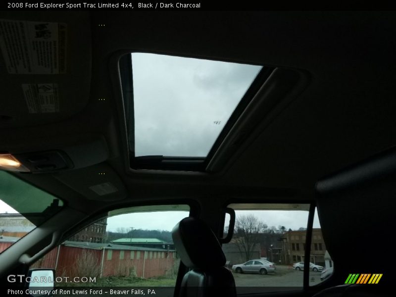 Black / Dark Charcoal 2008 Ford Explorer Sport Trac Limited 4x4