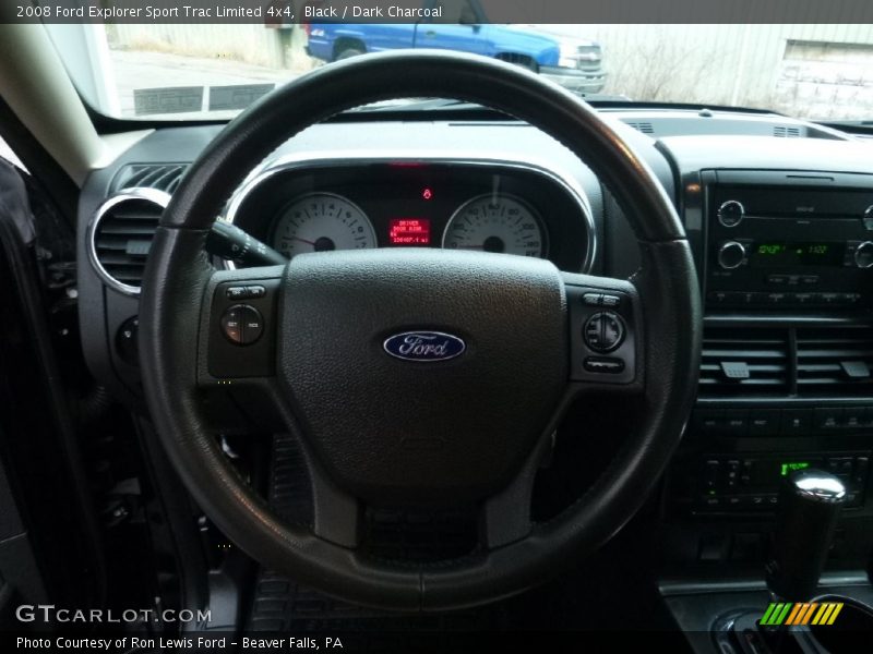Black / Dark Charcoal 2008 Ford Explorer Sport Trac Limited 4x4