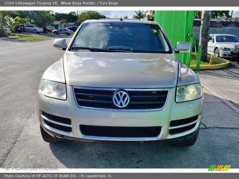 Wheat Beige Metallic / Pure Beige 2004 Volkswagen Touareg V8