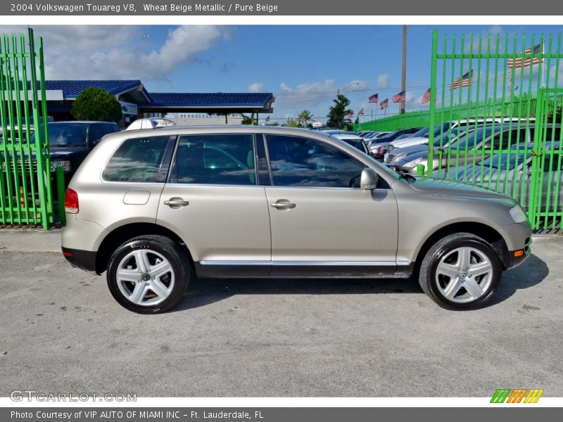 Wheat Beige Metallic / Pure Beige 2004 Volkswagen Touareg V8