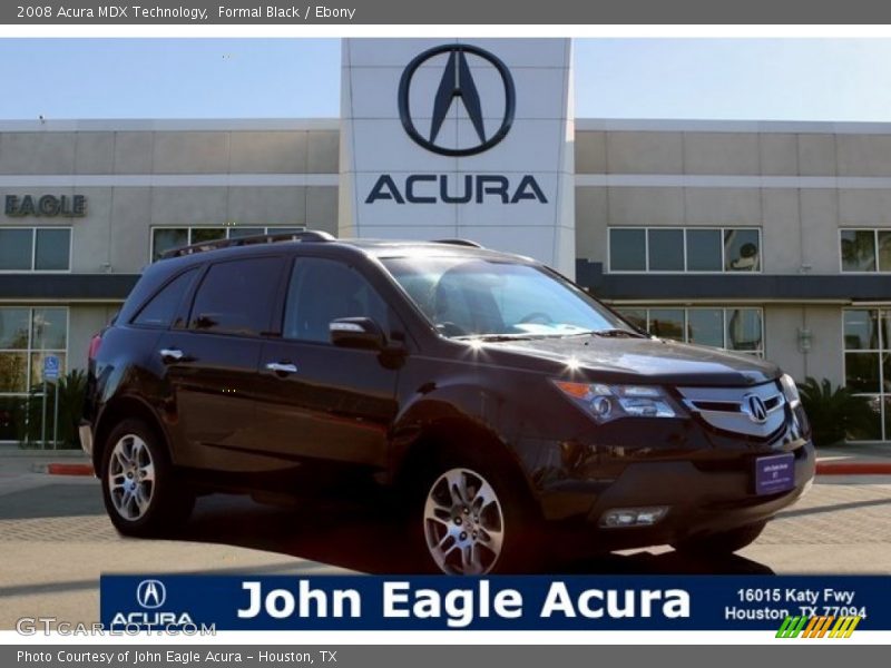 Formal Black / Ebony 2008 Acura MDX Technology