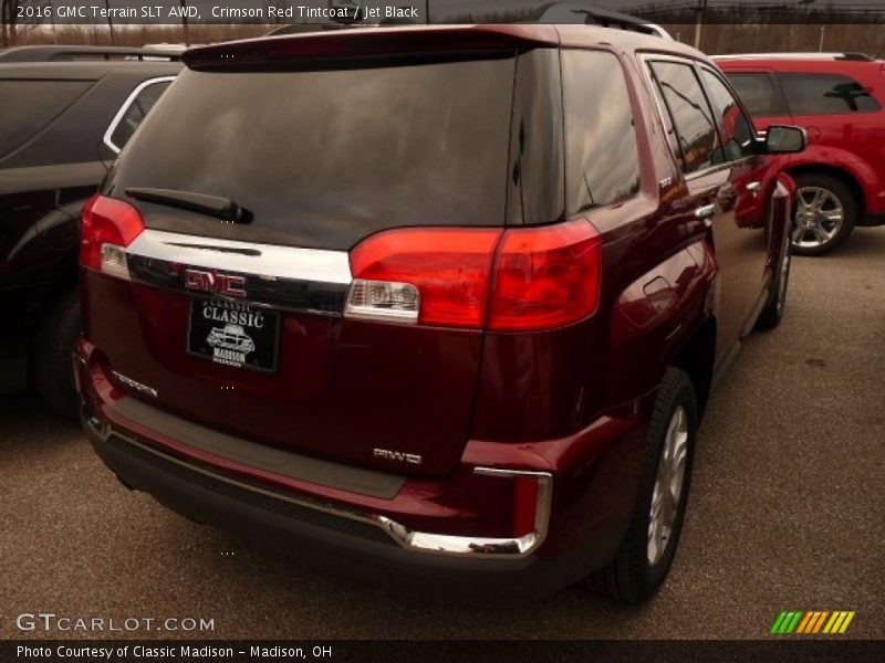 Crimson Red Tintcoat / Jet Black 2016 GMC Terrain SLT AWD