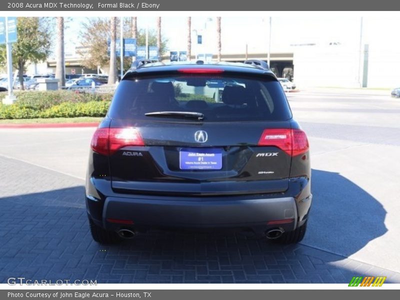 Formal Black / Ebony 2008 Acura MDX Technology