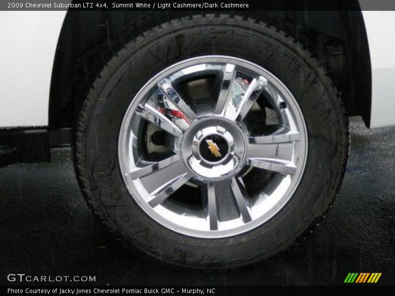 Summit White / Light Cashmere/Dark Cashmere 2009 Chevrolet Suburban LTZ 4x4