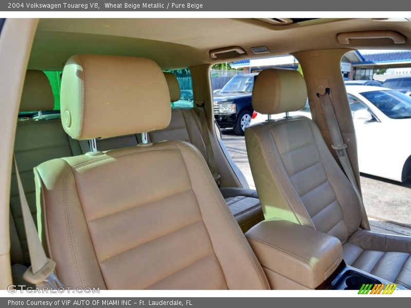 Wheat Beige Metallic / Pure Beige 2004 Volkswagen Touareg V8