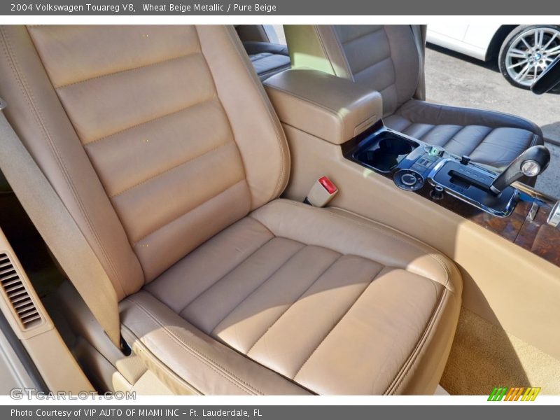 Wheat Beige Metallic / Pure Beige 2004 Volkswagen Touareg V8