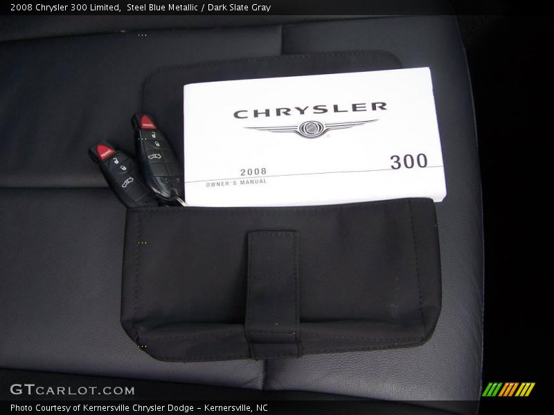 Steel Blue Metallic / Dark Slate Gray 2008 Chrysler 300 Limited